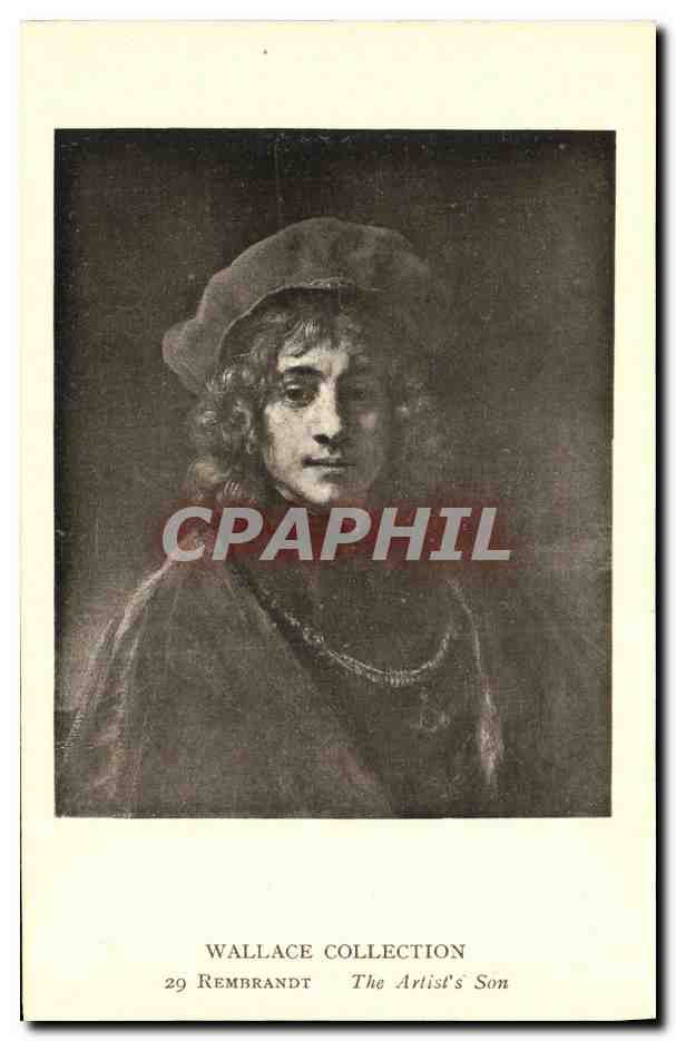CPA Wallace Collection Rembrandt the artist s son