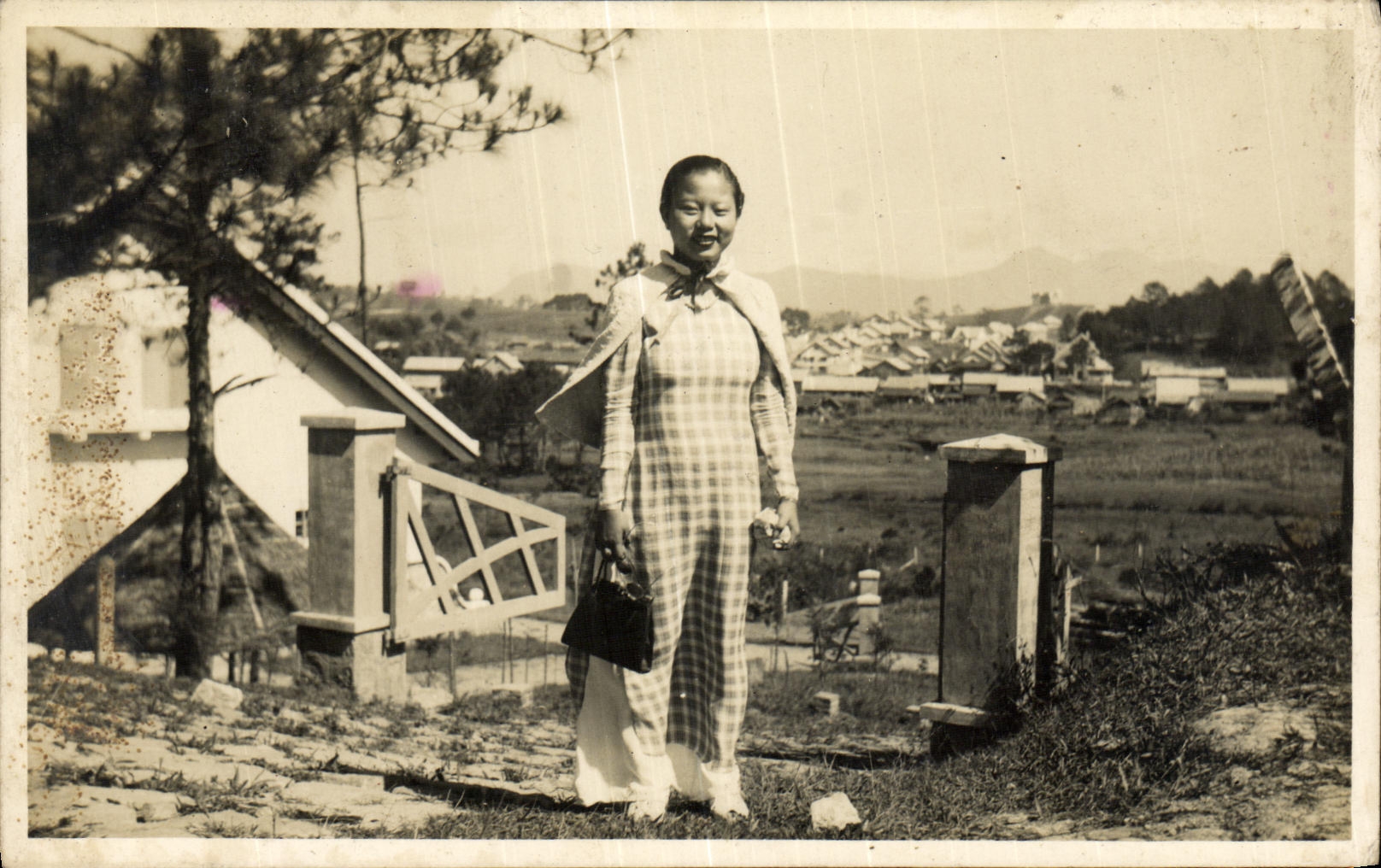 CARTE PHOTO Feme Asie Chine China
