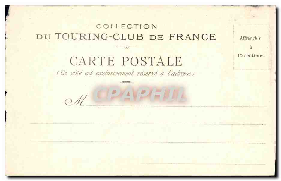 CPA Sainte Marguerite Le Fort Collection du Touring Club de France — Rückseite