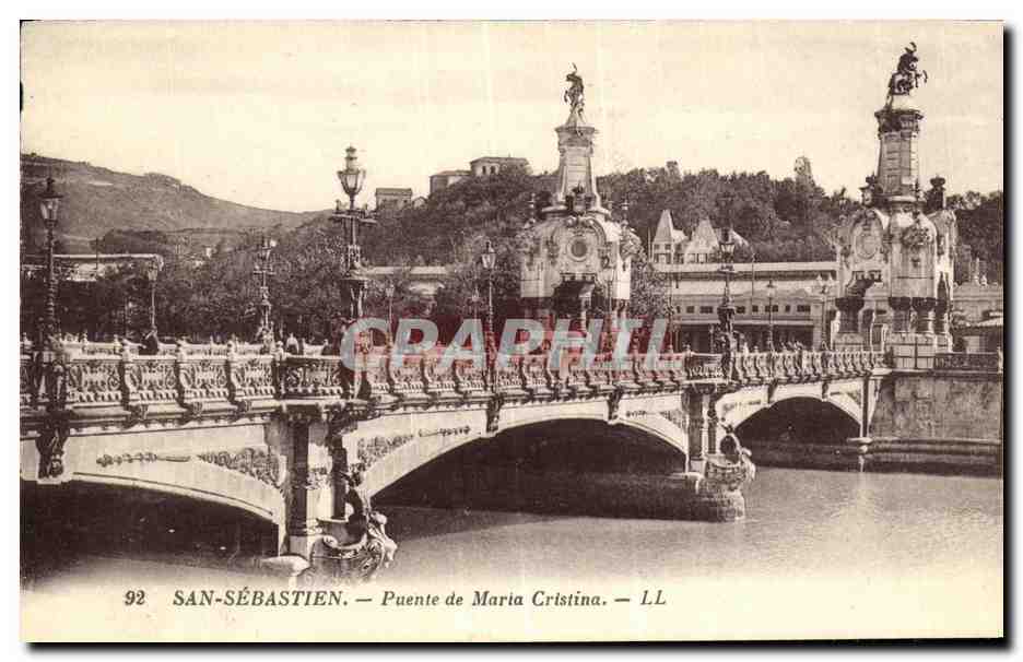 CPA San Sebastien Puente de Maria Cristina