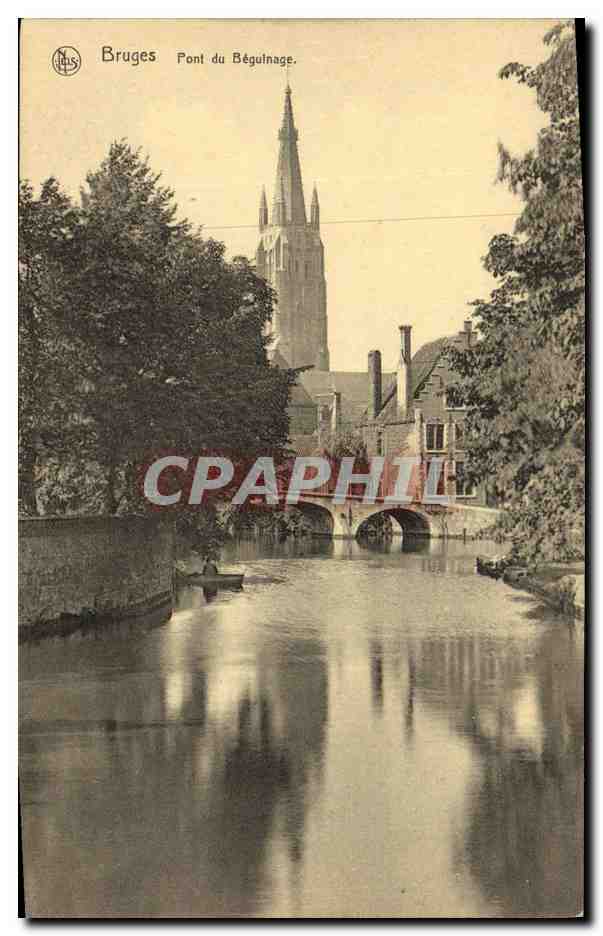 CPA Bruges Pont du Beguinage