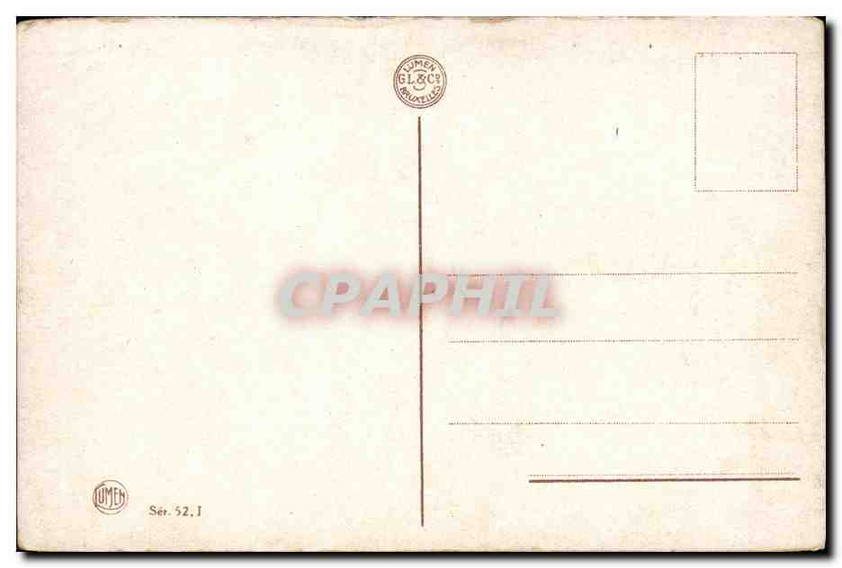 CPA Bruges Stadhuis — Rückseite