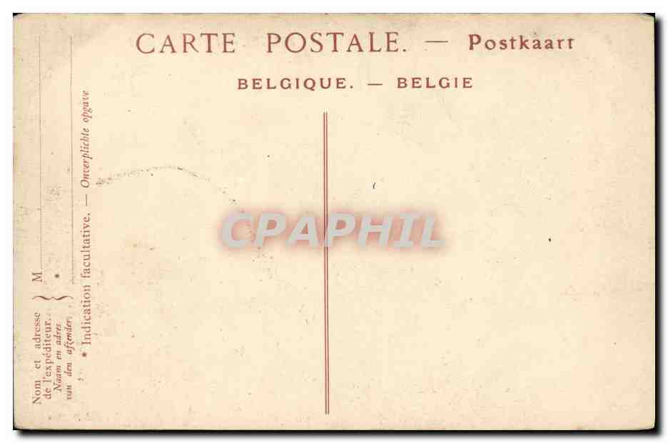 Bruges — La Porte de Gand — éditeur non identifié, n° de série 8 — Rückseite