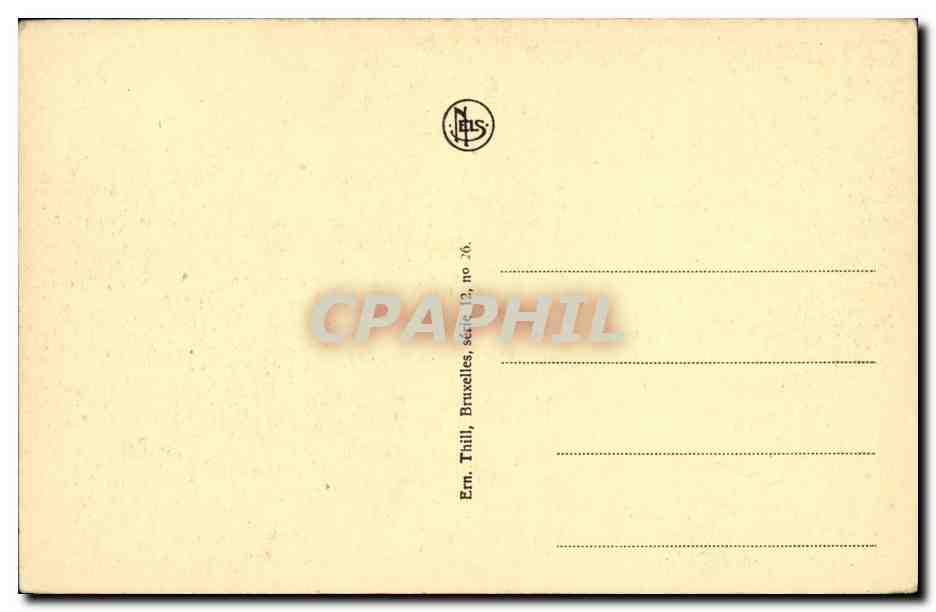 CPA Bruges Cathedrale Saint Sauveur — Back