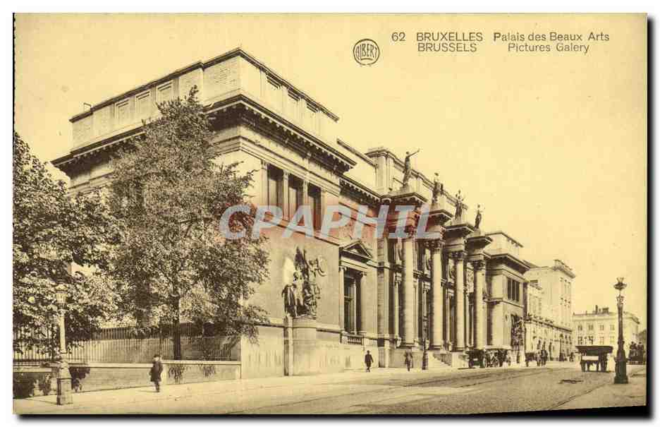 CPA Bruxelles Palais des Beaux Arts