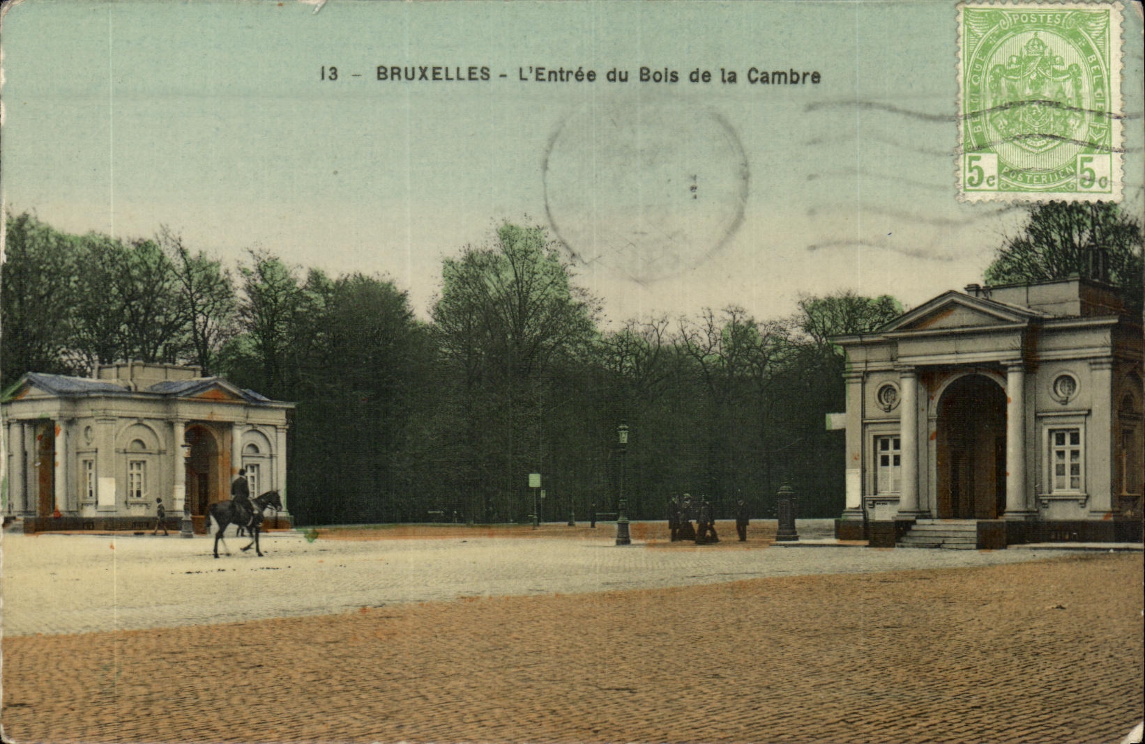 Bruxelles - L'Entrée du Bois de la Cambre — Édition Grand Bazar Anspach, n°13