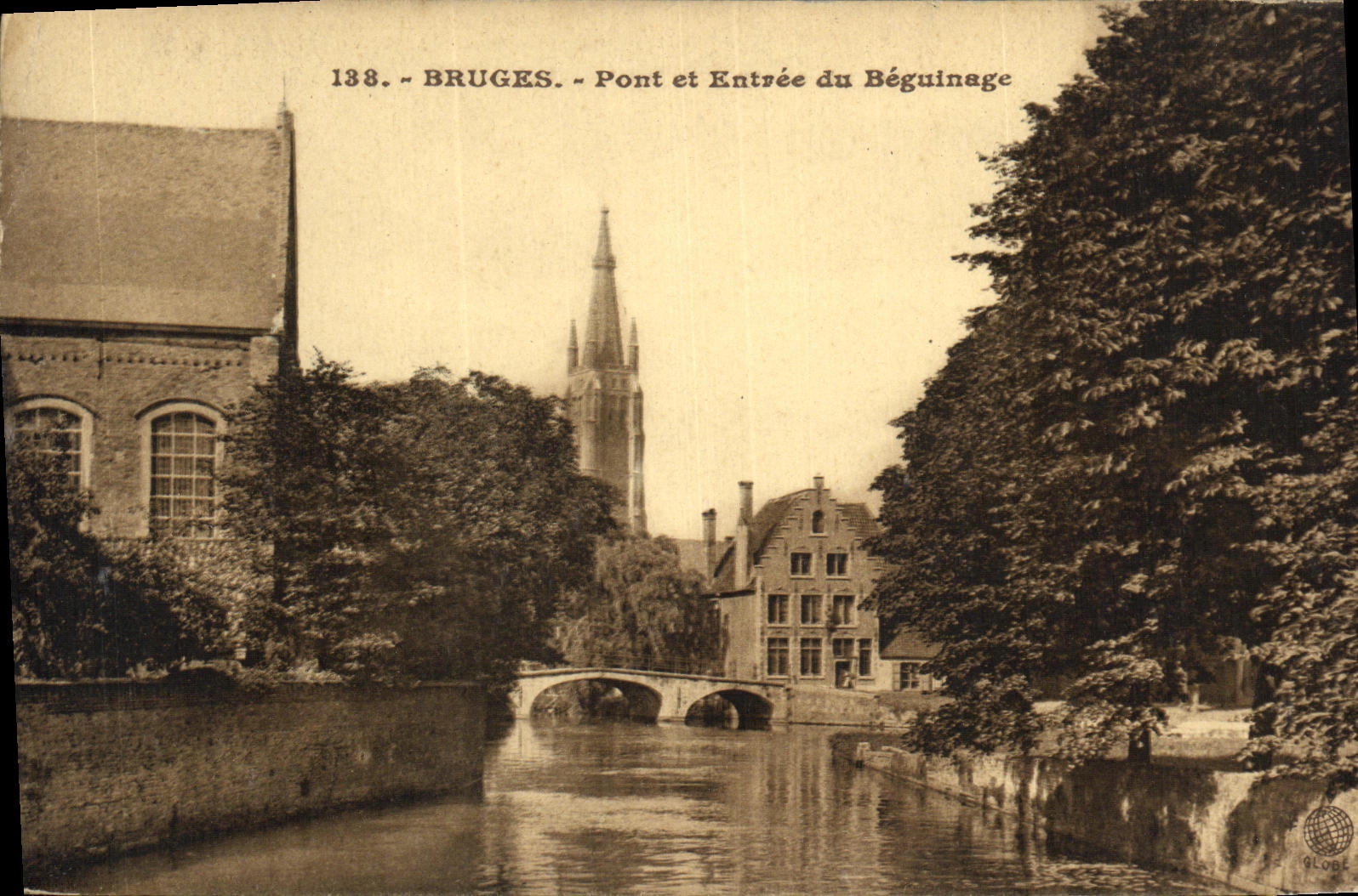 CPA Bruges Pont et Entree du Beguinage