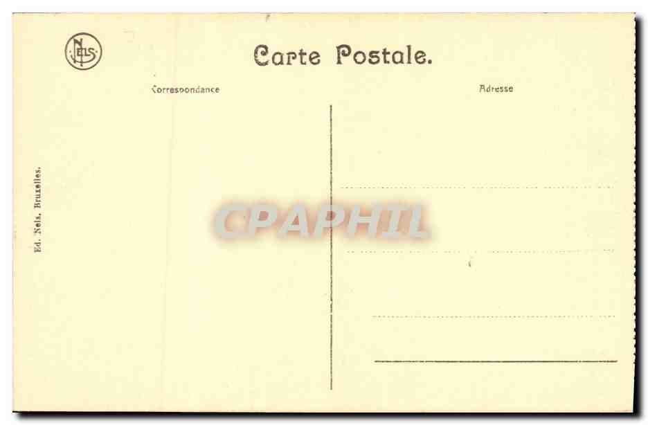 CPA Bruges La Rue de L Anne Aveugle — Rückseite