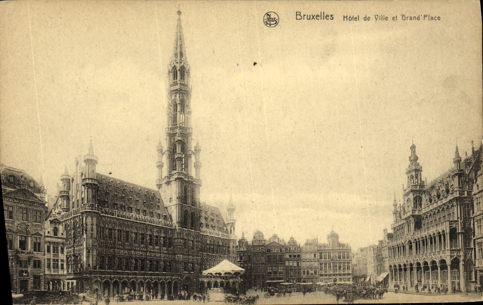 CPA Bruxelles Hotel de Ville et Grand Place