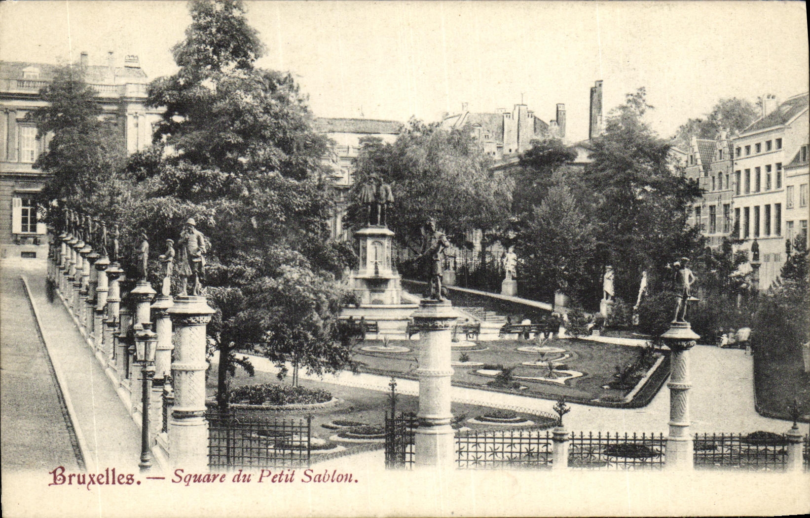CPA Bruxelles Square du Petit Sablou