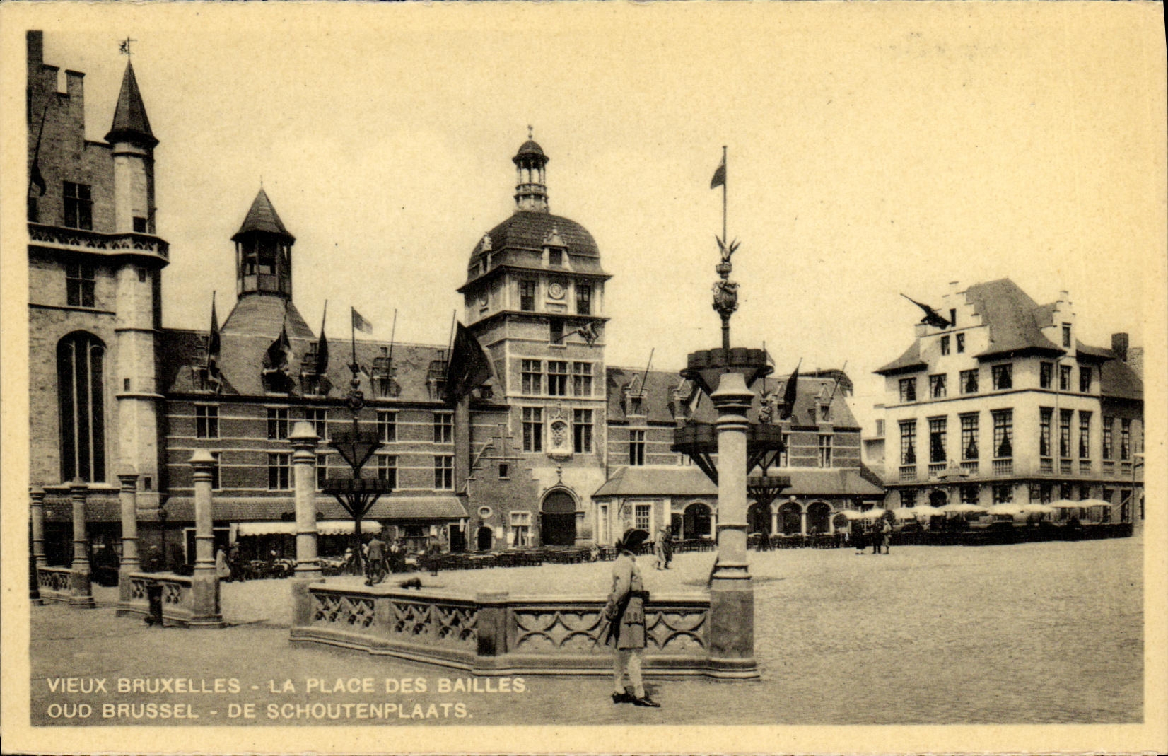 CPA Bruxelles La Place Des Bailles