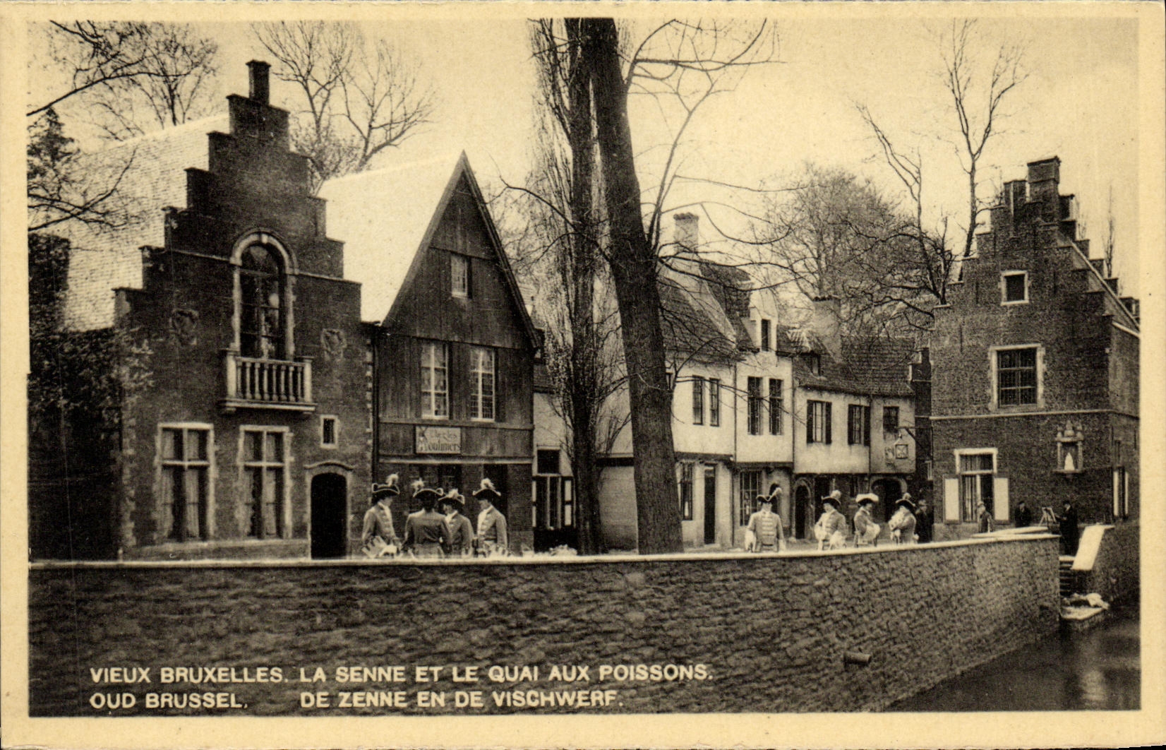 CPA Bruxelles La Senne Et Le Quai Aux Poissons