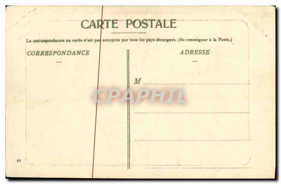 CPA Bruxelles Ravin du Bois de la Cambre — Verso