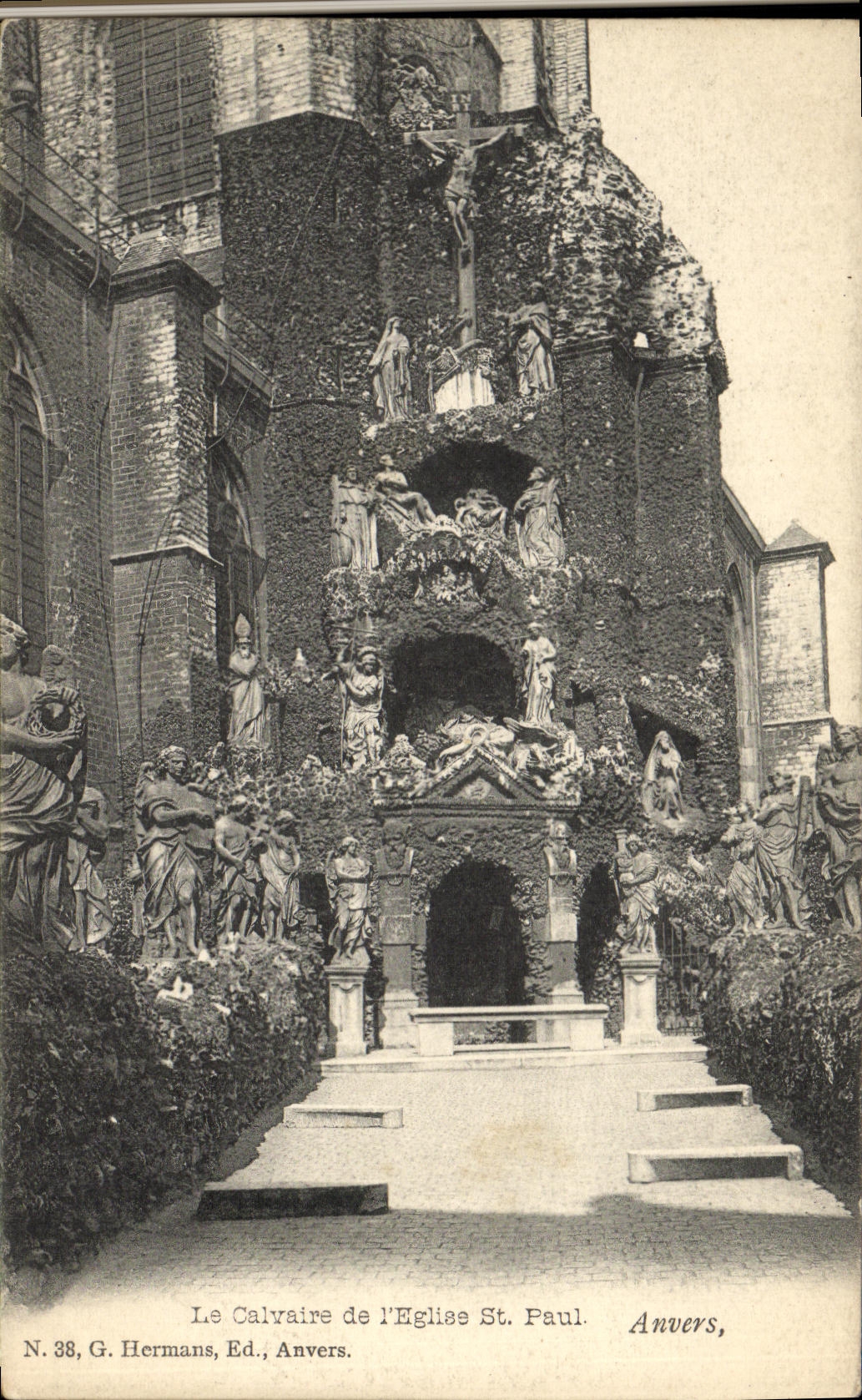 CPA Anvers Le Calvaire de L Eglise St Paul