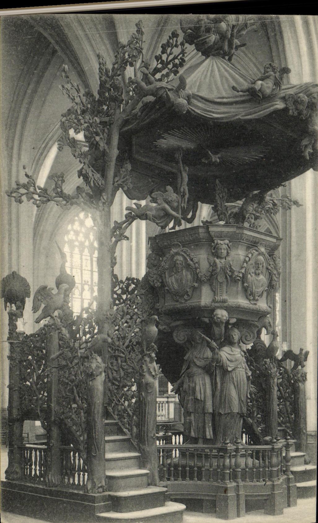 Anvers — Chaire de vérité de la cathédrale — Ed. Nols, Bruxelles, Série 25, No. 56