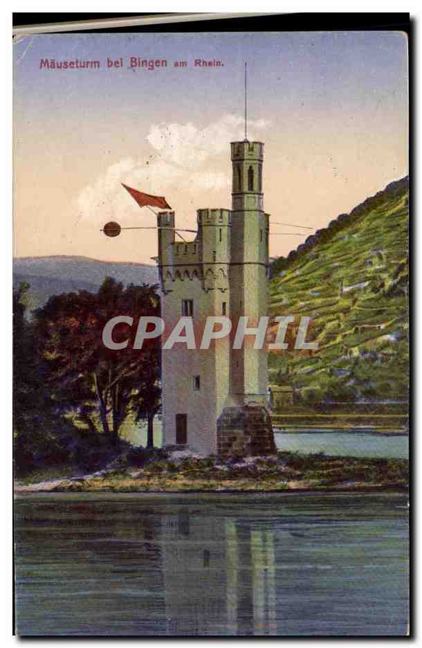 CPA Mauseturm bel Bingen am Rhein