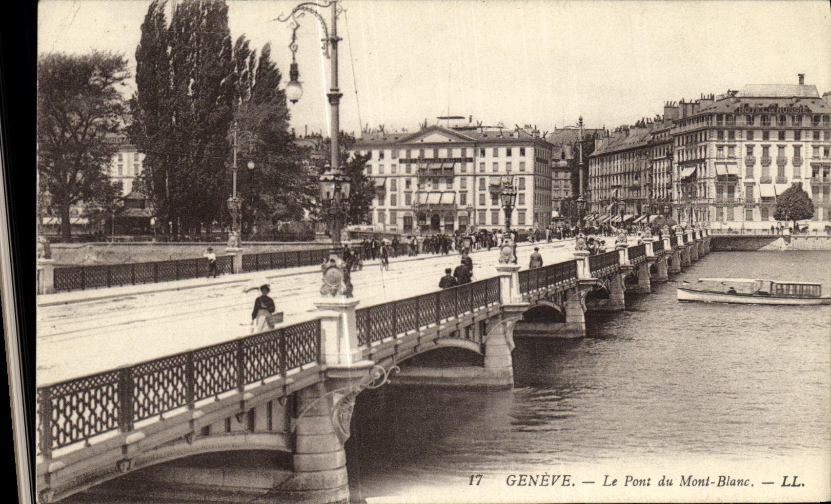 CPA Geneve Le Pont du Mont Blanc