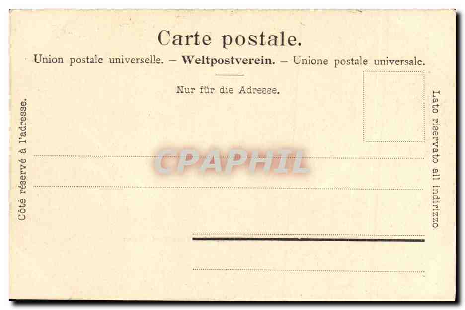 CPA Aussicht Vom Pilatus auf den Vierwaldsttersee — Rückseite