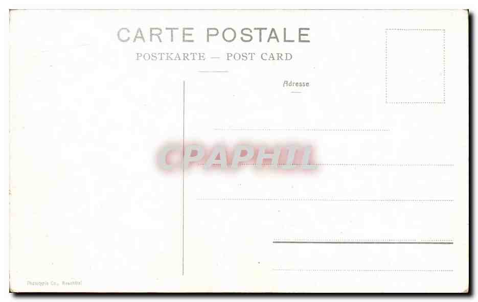 CPA Geneve Lac Leman — Rückseite