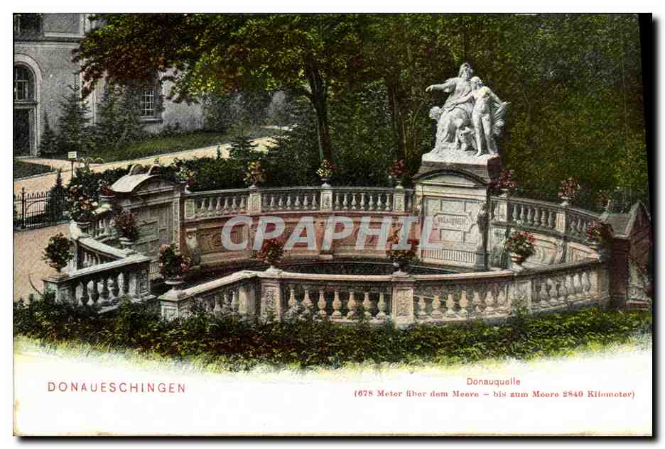 CPA Donaueschingen Donauquelle 