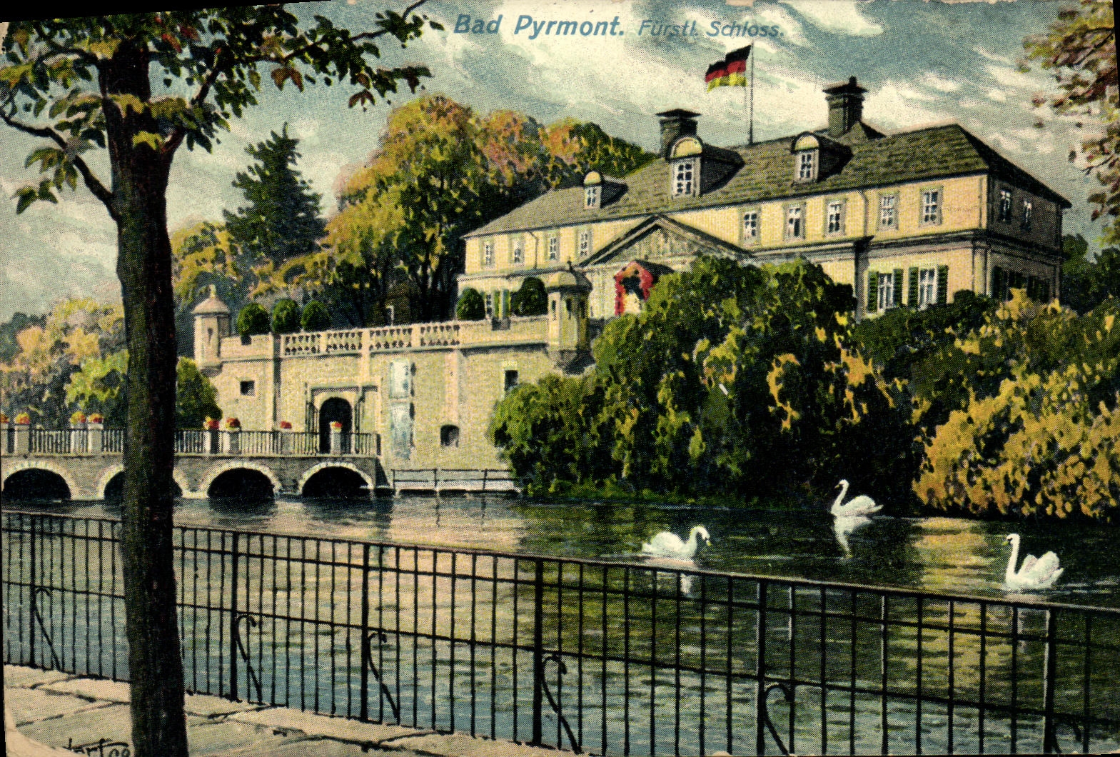 CPA Bad Pyrmont Furstl Schloss