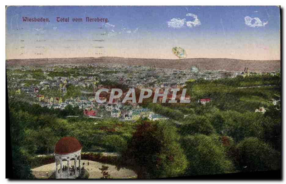 Wiesbaden. Total vom Neroberg — Kunstverlagsgesellschaft Holzheim Nord