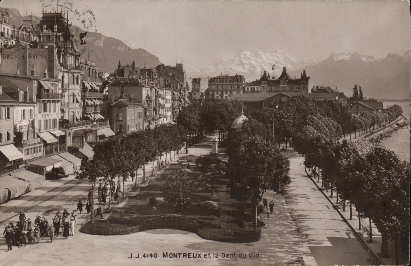 CPA Montreux et la Dent du Midi