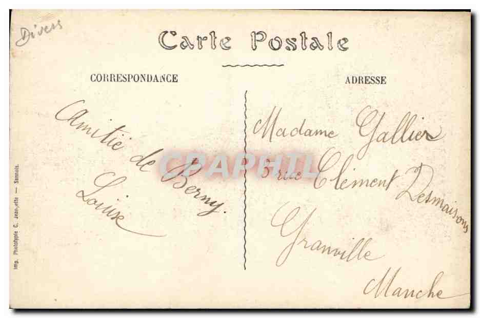 CPA Ailly Sur Noye La Nouvelle Eglise — Rückseite