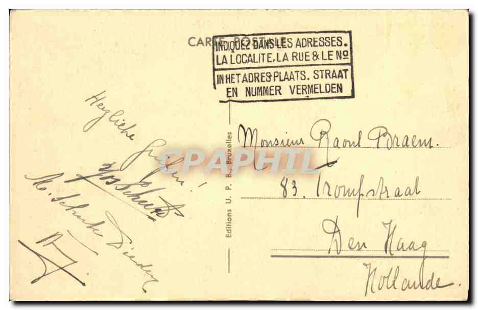 CPA Bruxelles L arcade du centenaire — Rückseite