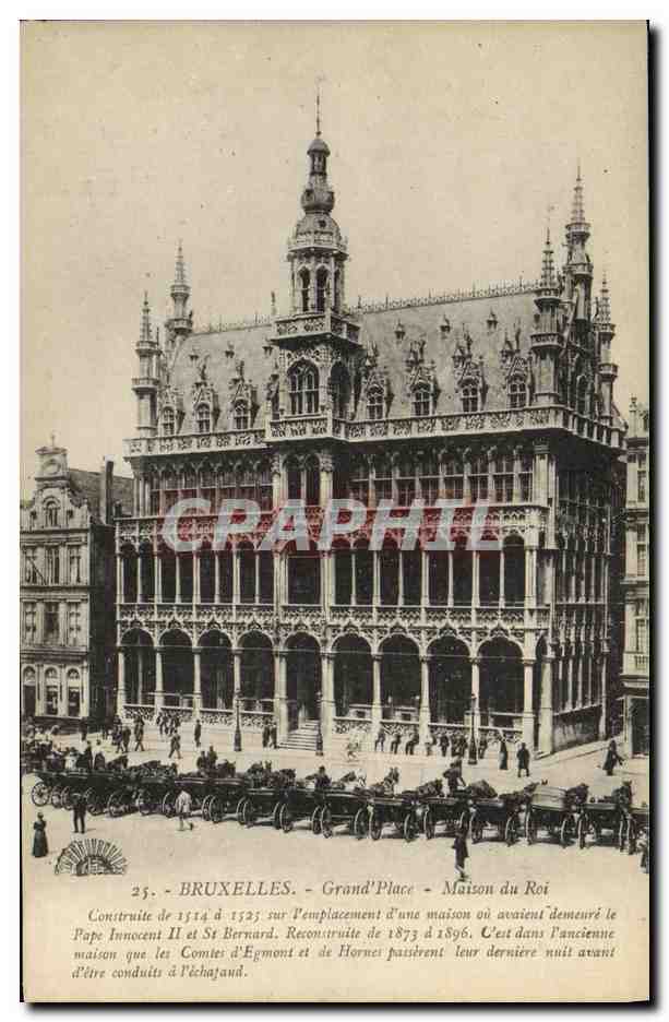 CPA Bruxelles Grande Place Maison Du Roi