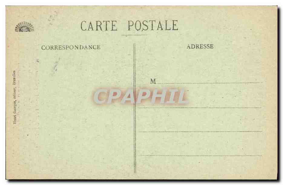 CPA Bruxelles Grande Place Maison Du Roi — Verso
