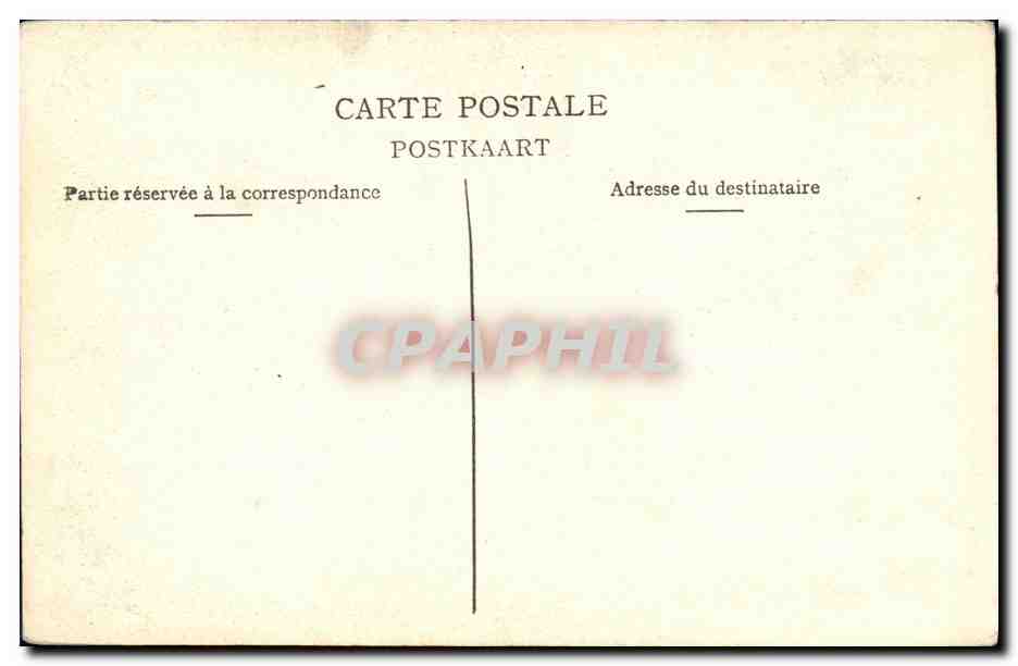 CPA Bruxelles L Eglise Saint Gudule — Rückseite