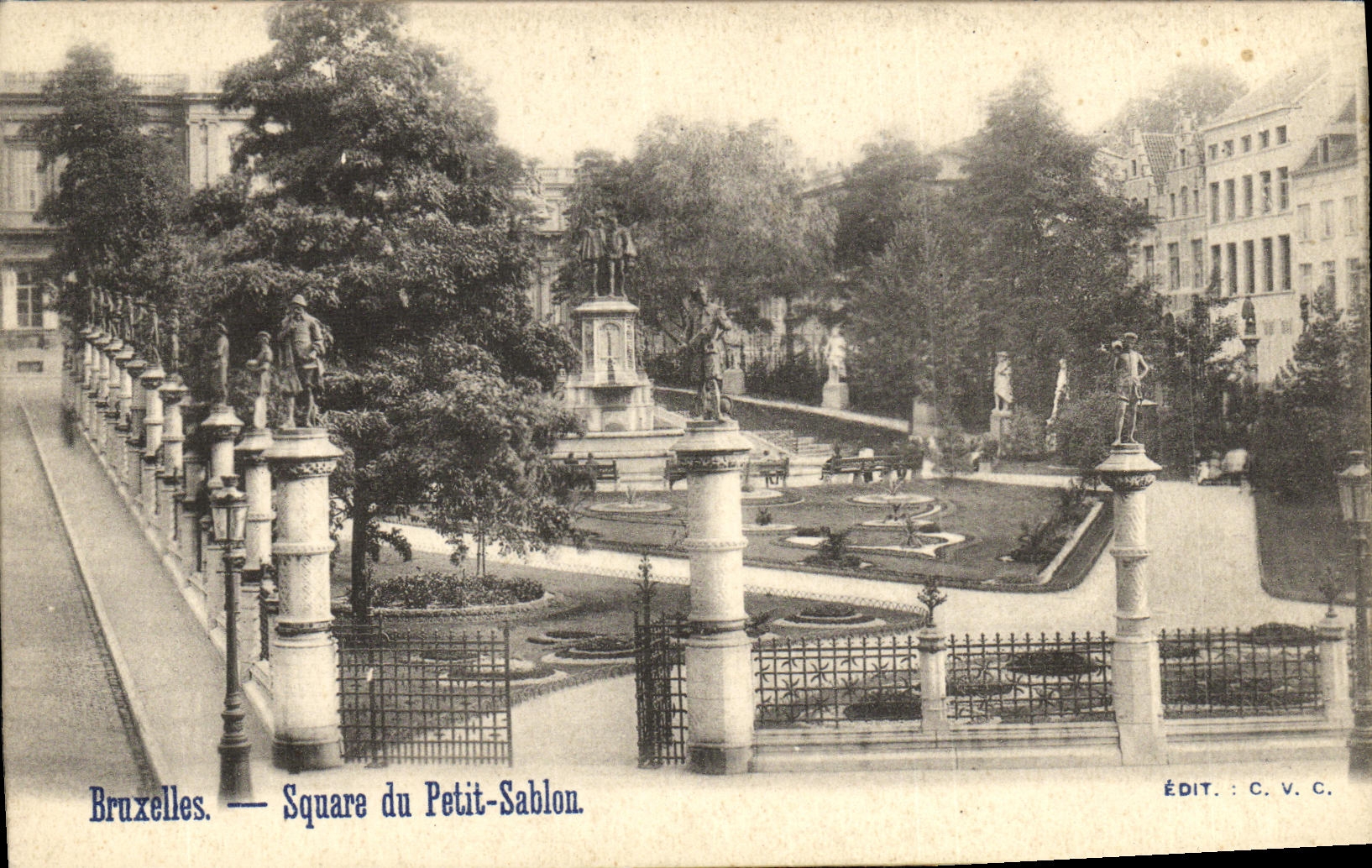 CPA Bruxelles Square du Petit Sablon