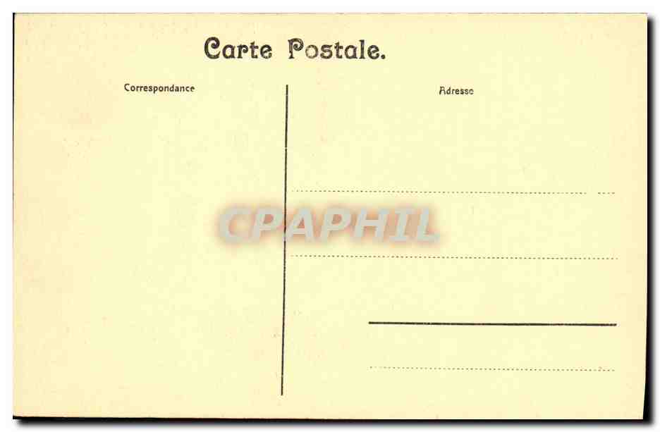 CPA Bruxelles Le Palais de Justice — Verso