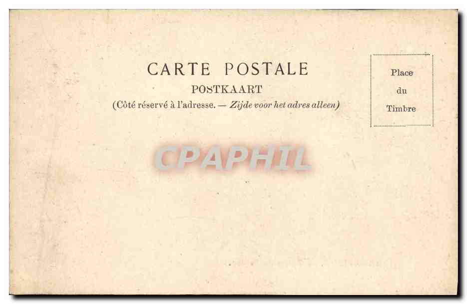 CPA Bruxelles Eglise Du Sablon — Verso