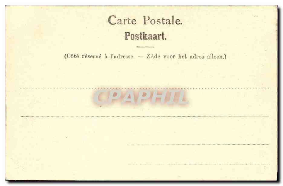 CPA Bruxelles Le Palais de Justloe — Verso