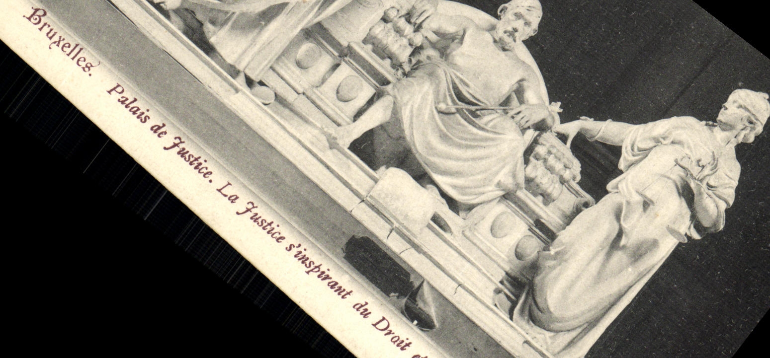 CPA Bruxelles Palais de justice La justice s inspirant du Droit et de la clemence