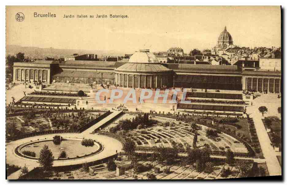 CPA Bruxelles Jardin Italien du Jardin Botanique