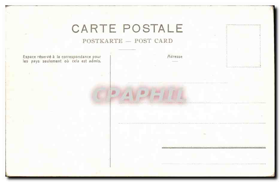 CPA Montreux Jardin public de la Rouvenaz — Rückseite