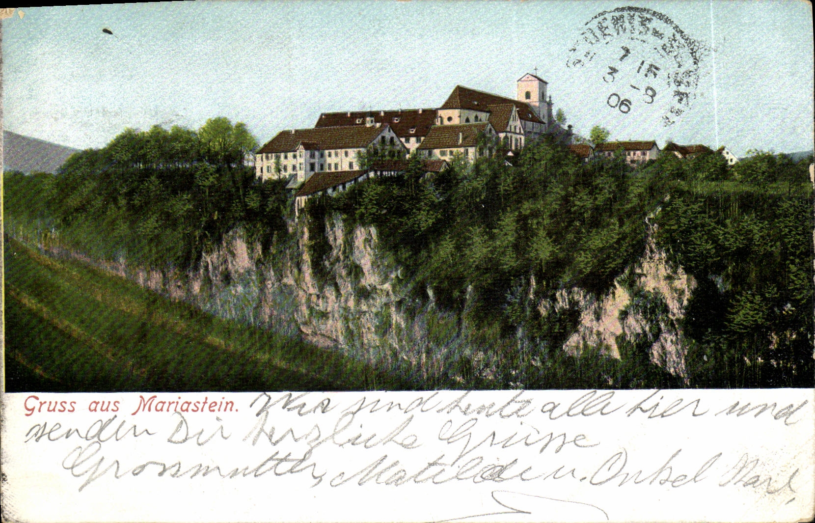 CPA Gruss aus Mariastein