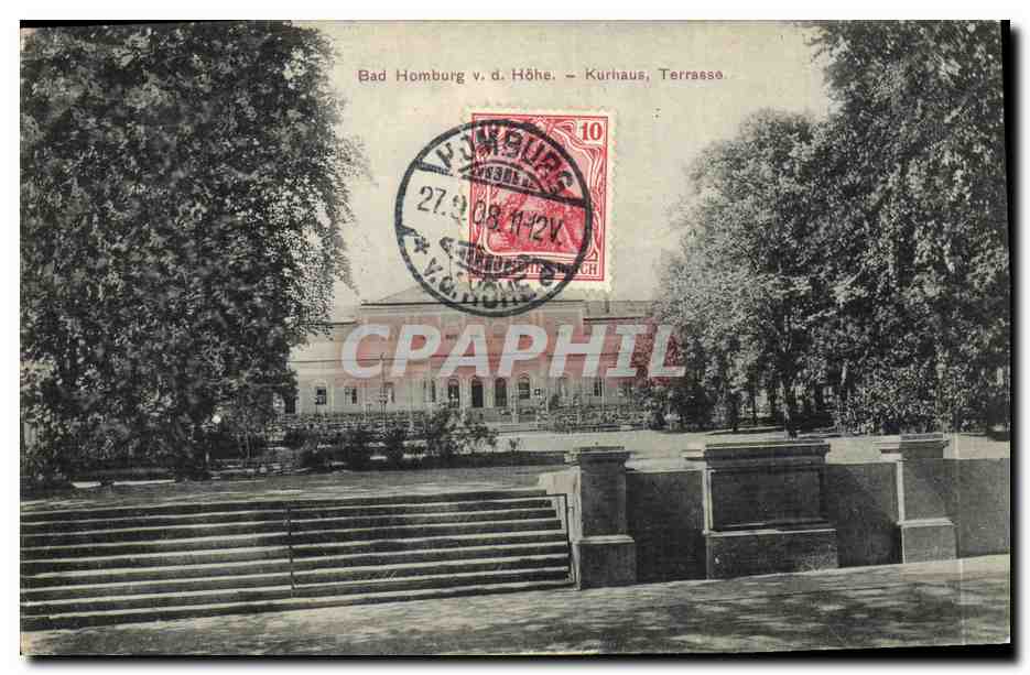 CPA Bad Homburg Hohe Kurhaus Terrasse