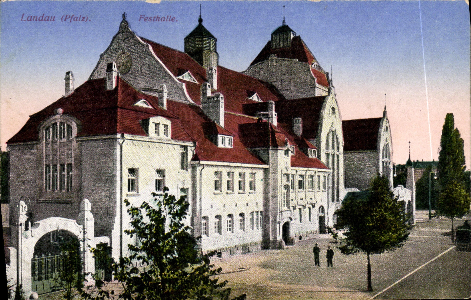 Landau (Pfalz) — Festhalle — éditeur Hopf, Mannheim