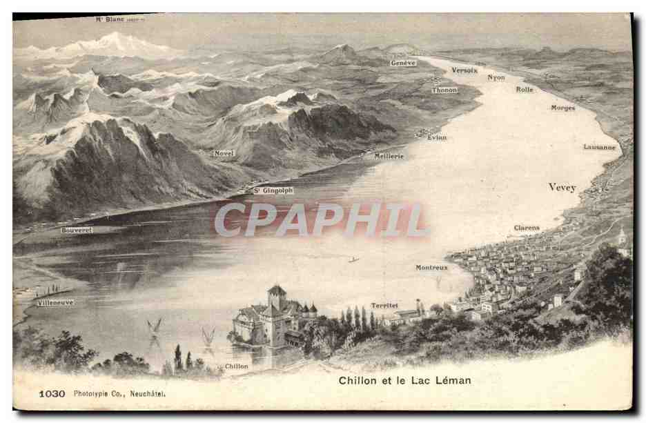CPA Lac Leman Chillon 