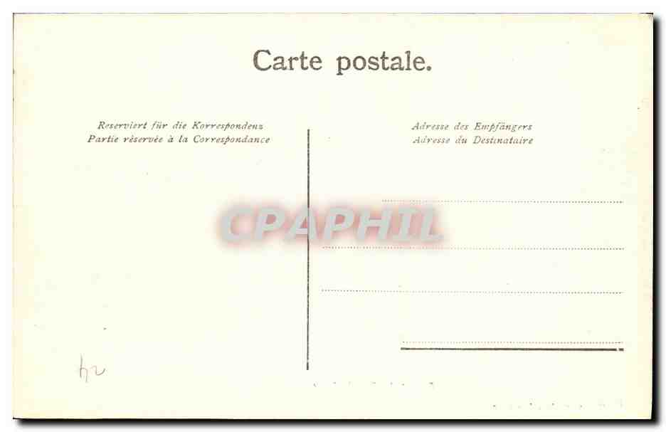 Châlet du Pré de Joux — Lausanne — C. Messaz, phot. — Verso