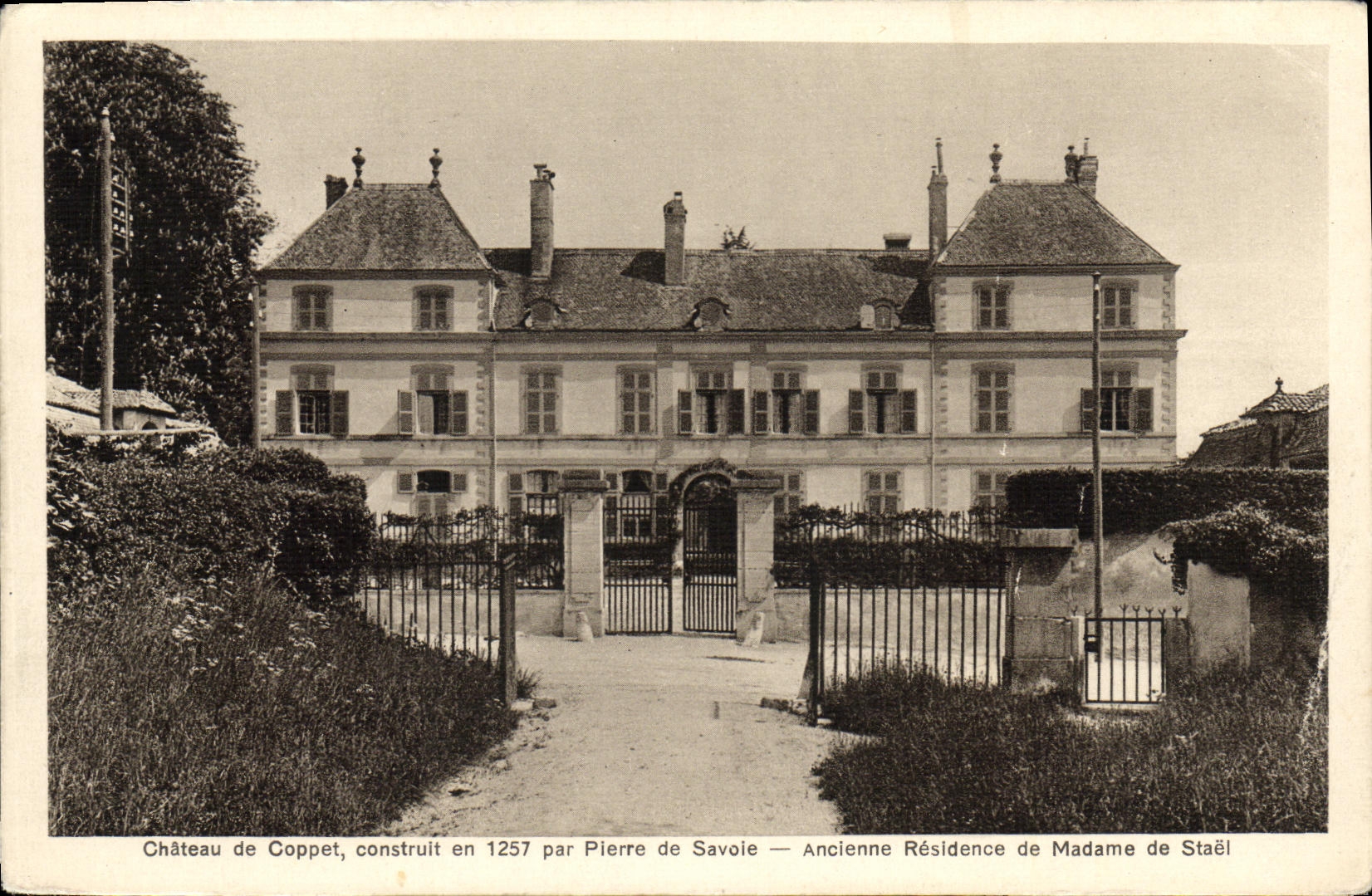 CPA Chateau de Coppet Construit Par Pierre de Savoie Ancienne residence de Madame de Stael