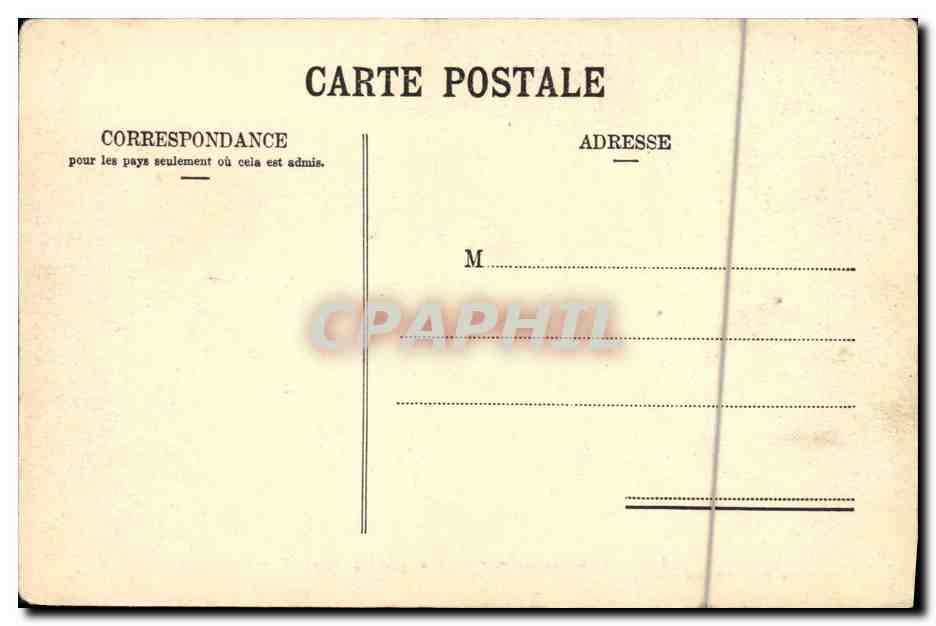 CPA Grand Hotel d Aigle et Montagnes du Valais — Rückseite