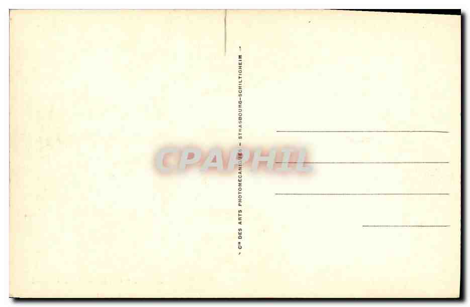 CPA Geneve Bureau International du Travail — Verso