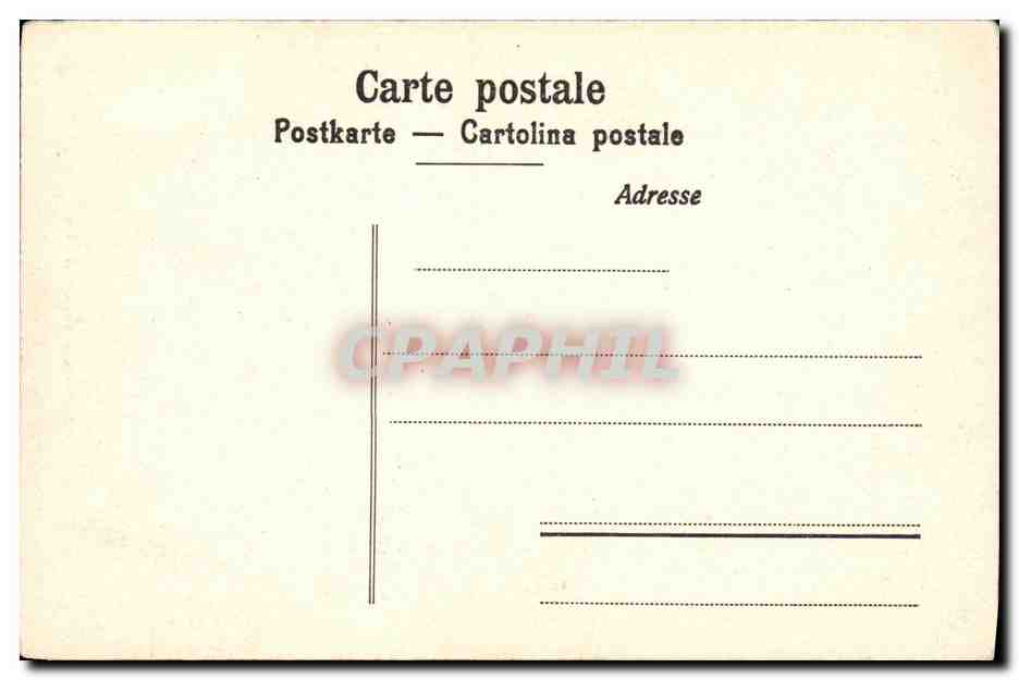CPA Geneve Barque du Lac Leman Bateau — Verso