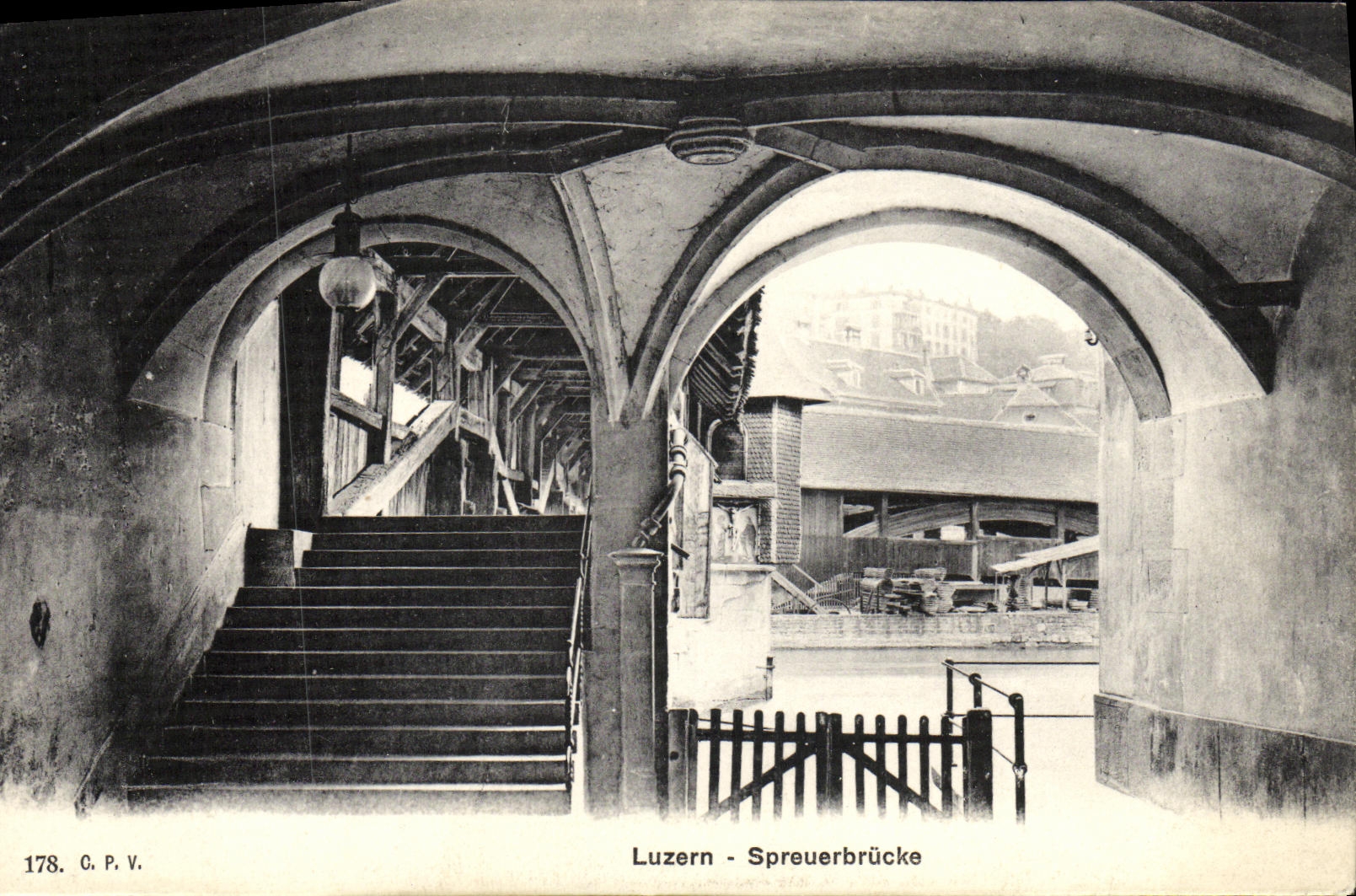 CPA Geneve Luzern Spreuerbrucke