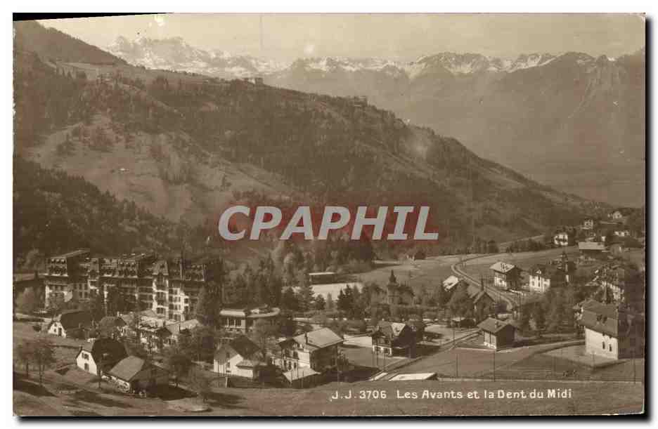 CPA Geneve Les Avants et la Dent du Midi